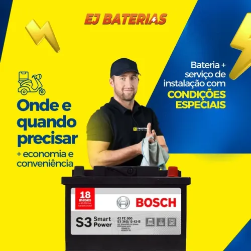 Bateria 50 amperes do carro fiorino e spin