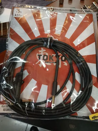 Cabo santo Angelo Tokio 4,57m conectores blindados banhados a ouro 18k