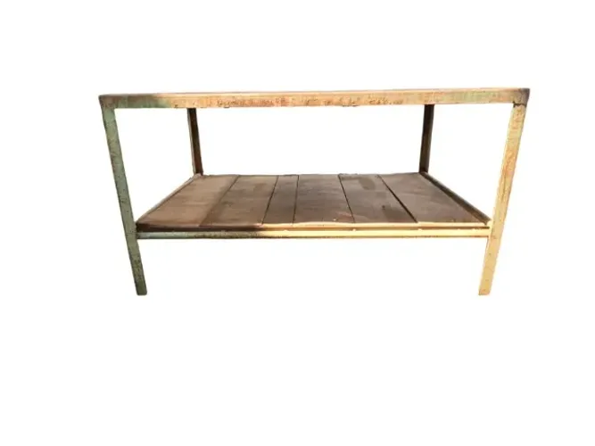Mesa bancada de aço 1,10 x 1,65