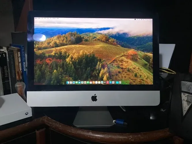 iMac Quad-Core Borda Fina com SSD e macOS Sonoma Aceito Trocas