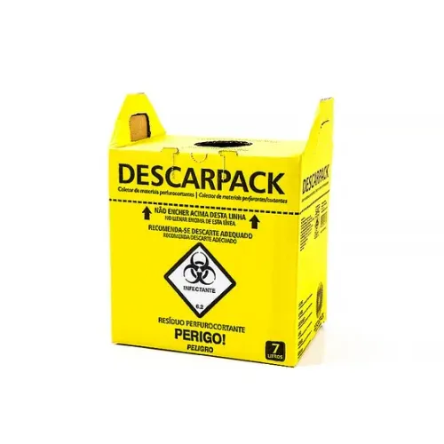 Coletor De Material Perfurocortantes 7litros Descarpack Prom