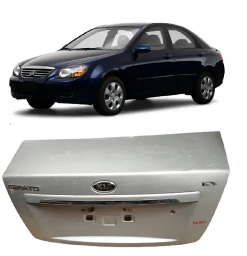 Tampa Traseira C\ Furo Chave Cerato 2006 a 2008 Prata 