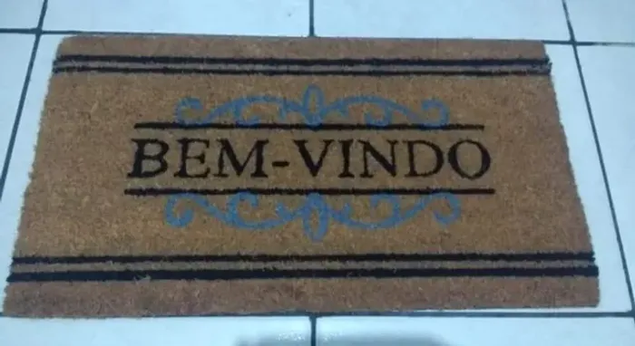 TAPETE EM COCO 60CM X 33CM<br>