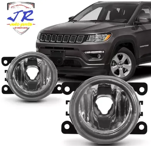 Par Farol De Milha Jeep Compass 2016 2017 2018 2019 2020 2021 2022 Auxiliar Neblina
