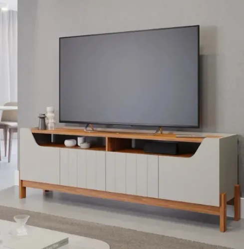 Rack Bancada Moema TV 70" 100% MDF