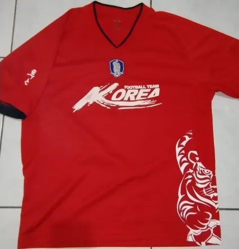 Camiseta Original oficial de Futebol da Coreia do Sul KFA - Tamanho M