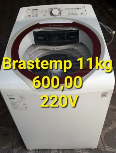 Máquina de lavar Brastemp 11kg 220V entrego