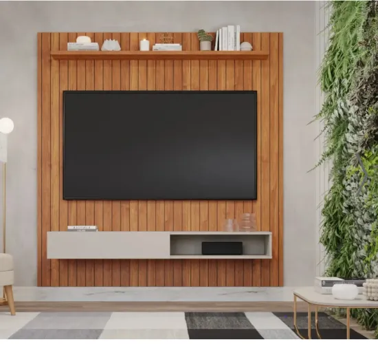 Painel Caravelas 1.85 tv ate 72 100% MDF p665
