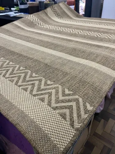 Tapete de sisal 2.00 x 1.50 base emborrachada