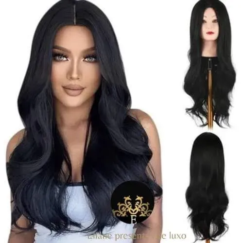 Linda peruca de cabelo bio humano.