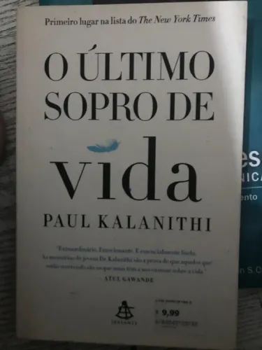Livro o último sopro de vida