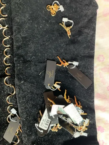 Kit com pingentes corredora folheados em ouro 18