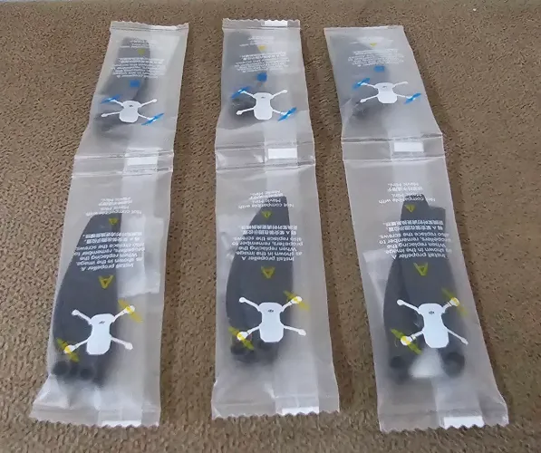 3 PARES DE HÉLICES ORIGINAIS PARA OS DRONES DJI MINI 2, MINI 2 SE E MINI 4K LACRADAS