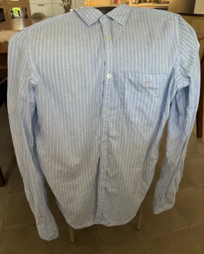 Camisa linho Richards masculino semi-nova 