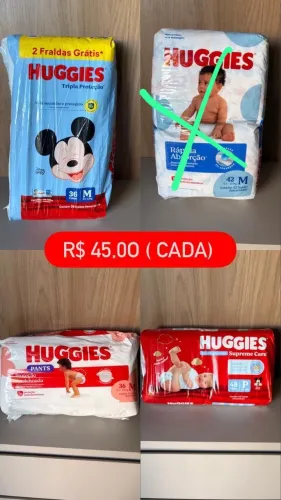 Fraldas para vender