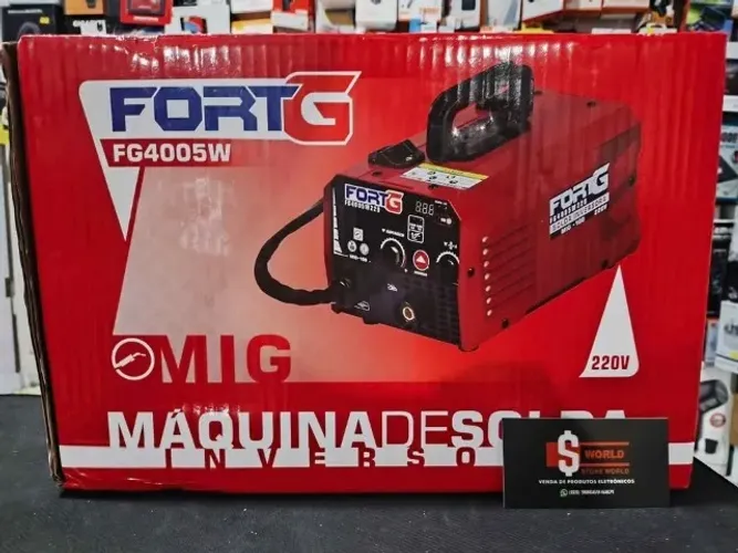  *Máquina de Solda Mig sem gás Fort G - Loja Store World 