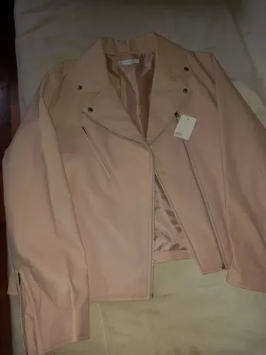 Jaqueta de  rosa feminina