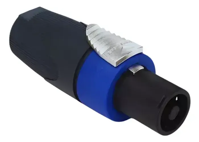 Speakon Plug Mxt Macho 4 Polos Azul