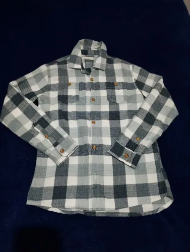 Camisa xadrez flanela juvenil Tam 10