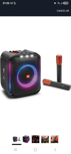 JBL PartyBox ON-THE-GO! - Som e Microfones Sem Fio