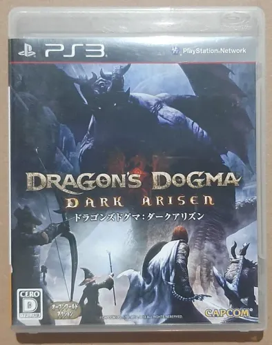 Jogo de ps3 dragons dogma dark arisen semi-novo
