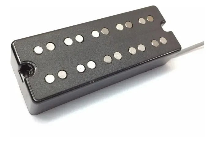 Kit Captadores para Baixo 5 Cordas Soap Bar, Estilo EMG, Alnico Cabrera. 