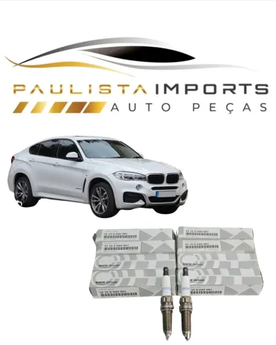 Velas de Ignição BMW X6 F16 Z4 E89 Serie 7 F01 F02 Serie 6 F06 ( Jogo Original 12120040581