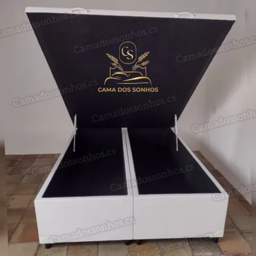 Cama Box de Casal com Baú