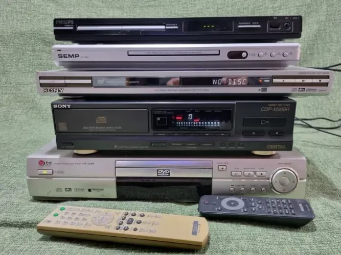 5 aparelhos de dvd