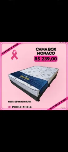 Cama Box Casal Mônaco D28