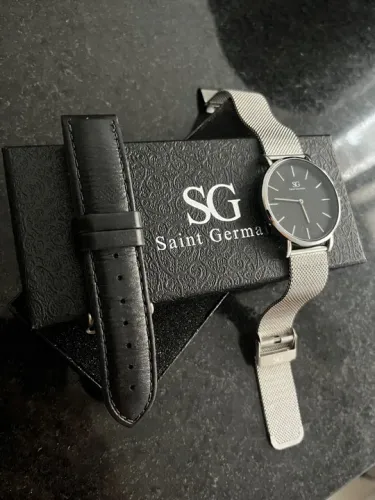 Relógio Saint Germain - Prata - 2 pulseiras
