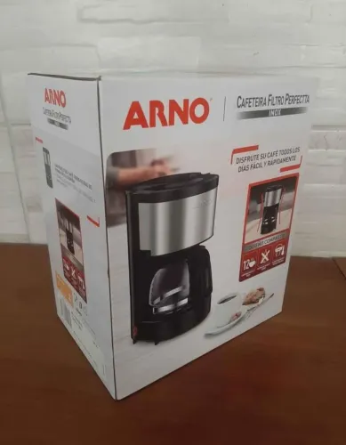 Cafeteira Arno 12 Xícaras inox
