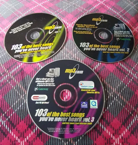3 Cds mp3 - Raridade 1999