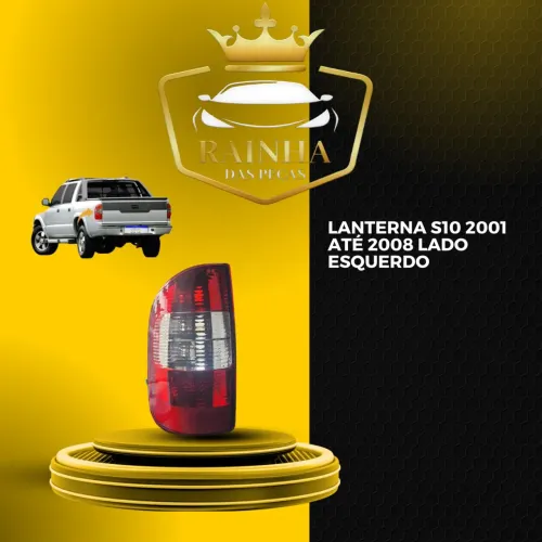 Lanterna S10 2001 até 2008 Lado Esquerdo