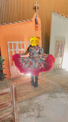 VESTIDO INFANTIL JUNINO