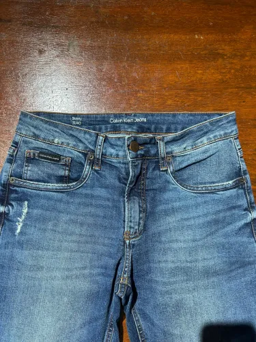 Calvin Klein - Calça Jeans Masculina Tam40 - Skinny