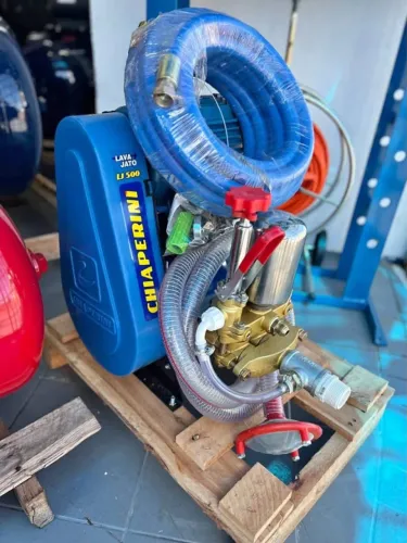 Lavadora Lava Jato Profissional Motor 5cv Vazão 45 Litros C/ Mangueira 10m - Chiaperini