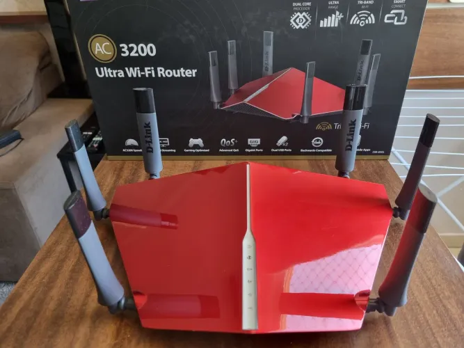 Roteador Wireless DLink Dir-890L AC 3200 Triband