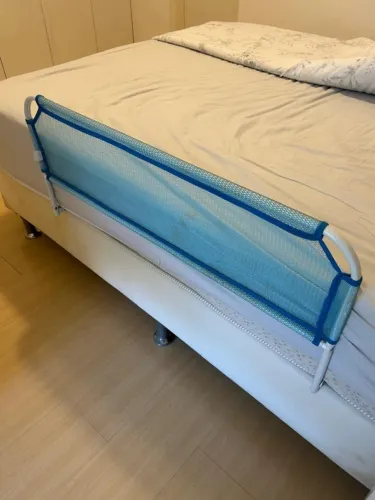 Grade De Cama Com Tela de Segurança Para Bebês E Idosos
