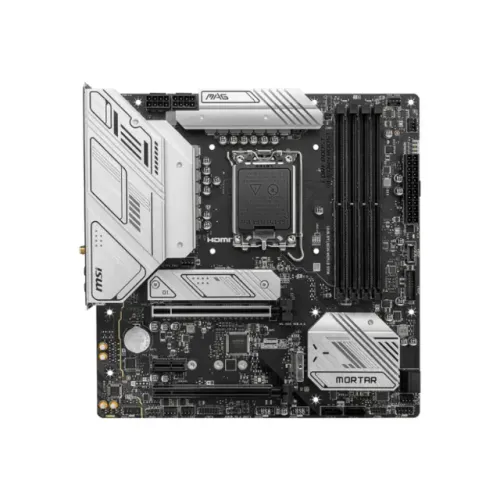 Placa Mae LGA1700 B760 DDR5 12ª/13ª/14ª Geração MSI Mag Mortar WI-FI/BT/m-ATX - WZetta