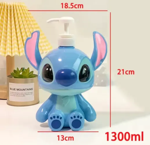 Porta sabonete liquido ou shampoo Stitch
