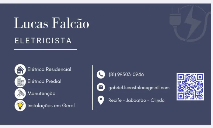 Eletricista na região metropolitana do Recife 