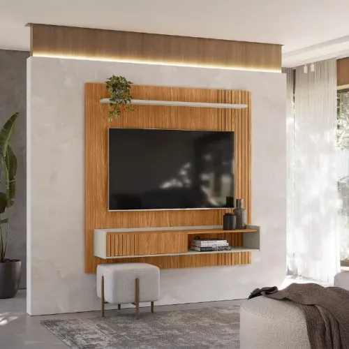 Painel Dublin Línea Brasil Nature/Off White - Entrega Rápida!