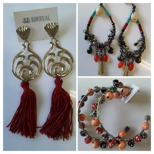 Brincos estilosos. Preços detalhados na descrição do anúncio.