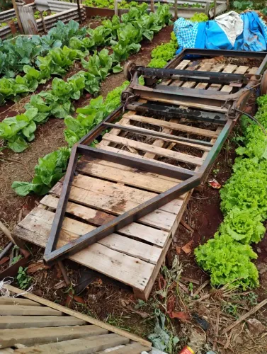 Carretinha inacabada