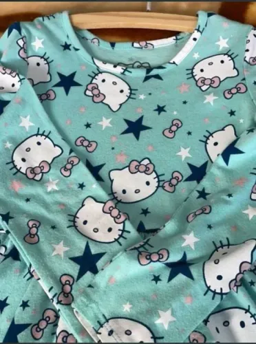 Vestido Hello Kitty Infantil - Estampa Fofa