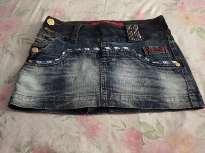 Saia jeans