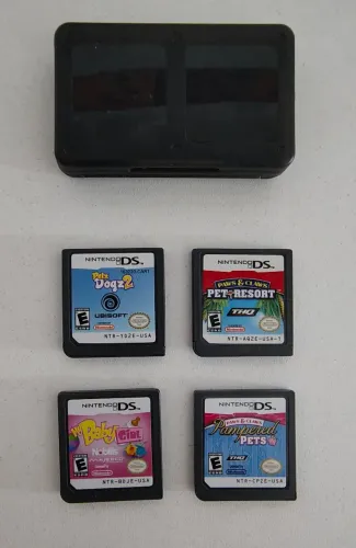 Jogos originais de Nintendo DS e Case