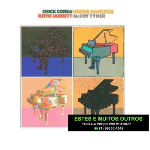 Quatro Cds do pianista Chick Corea.
