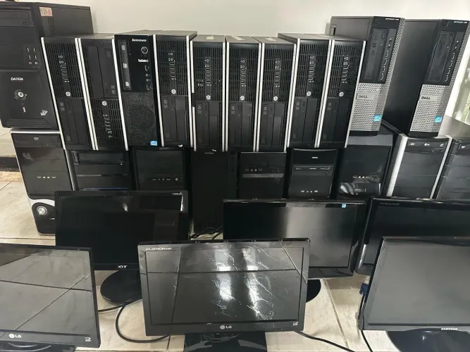 I3 700 cada. Cpu completo 1000,00 loja com garantia cada barato para empresas 